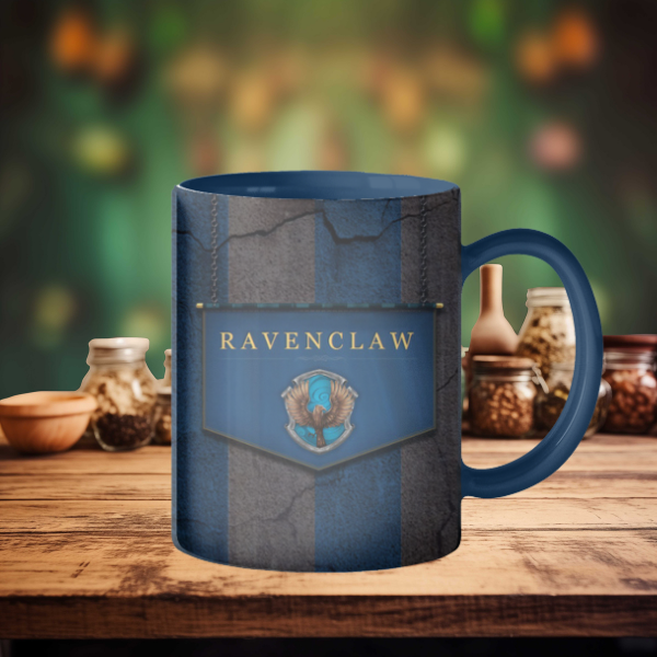 Ravenclaw Themed Dark Blue Mug