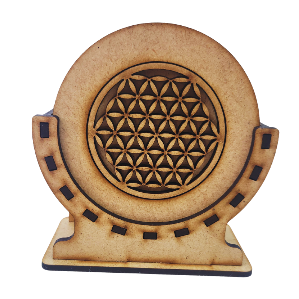Sacred Geometry Flower of Life Coaster Set ✨🌿