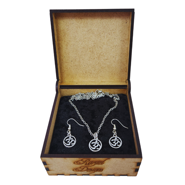 Sacred Serenity Ohm Jewelry Set