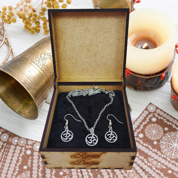 Sacred Serenity Ohm Jewelry Set