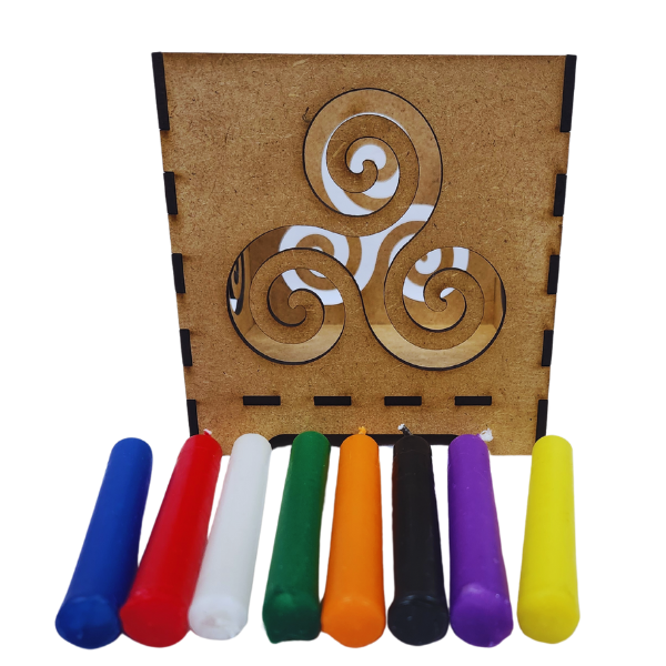 Sacred Spiral Candle Holder