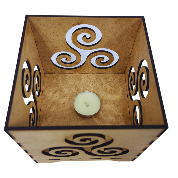 Sacred Spiral Candle Holder