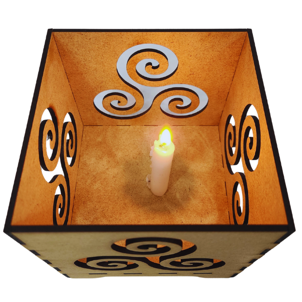 Sacred Spiral Candle Holder