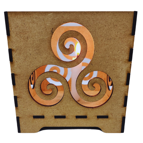 Sacred Spiral Candle Holder