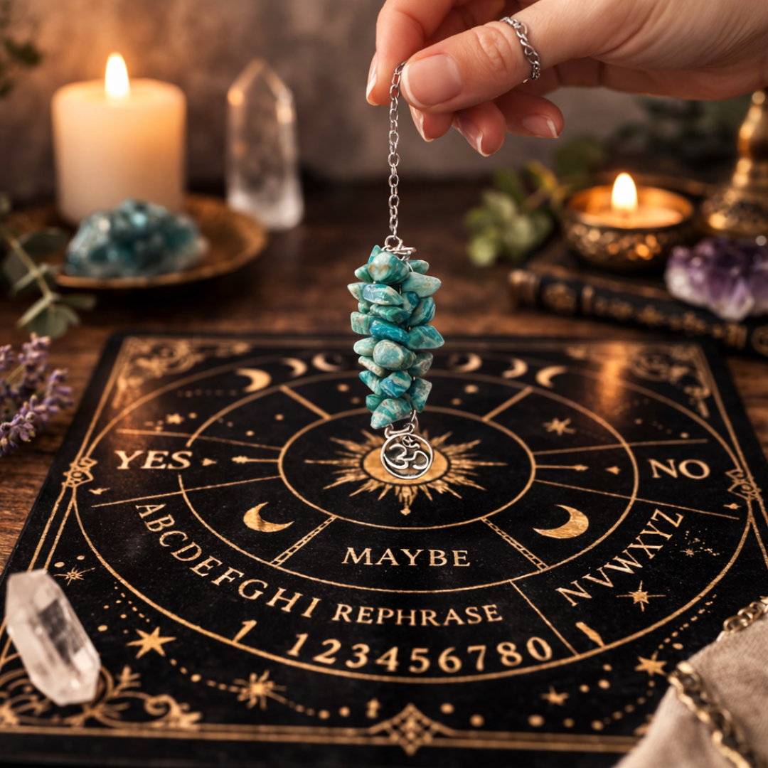 Sacred Tide Amazonite Divination Pendulum