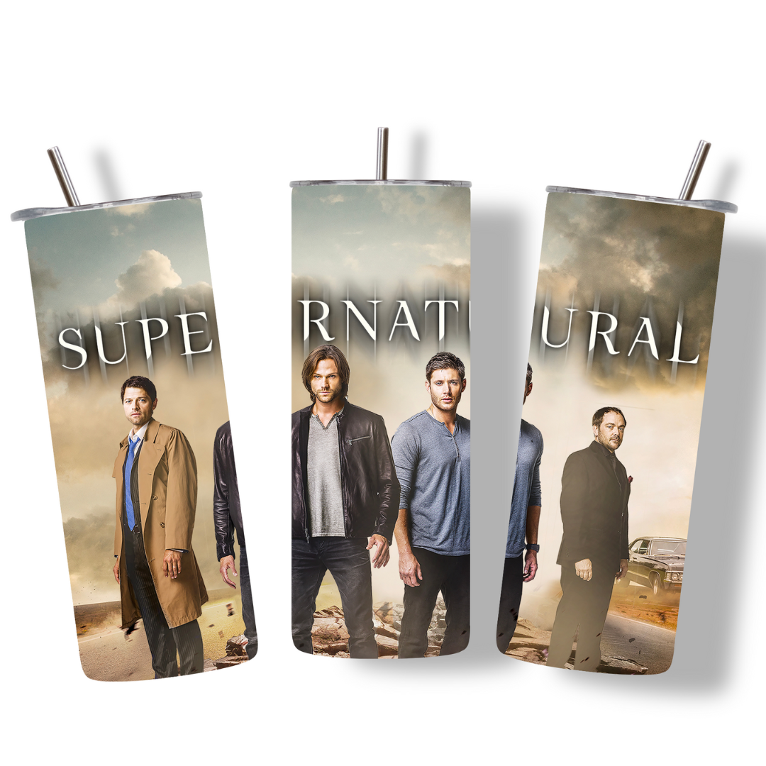 Supernatural Themed Tumbler