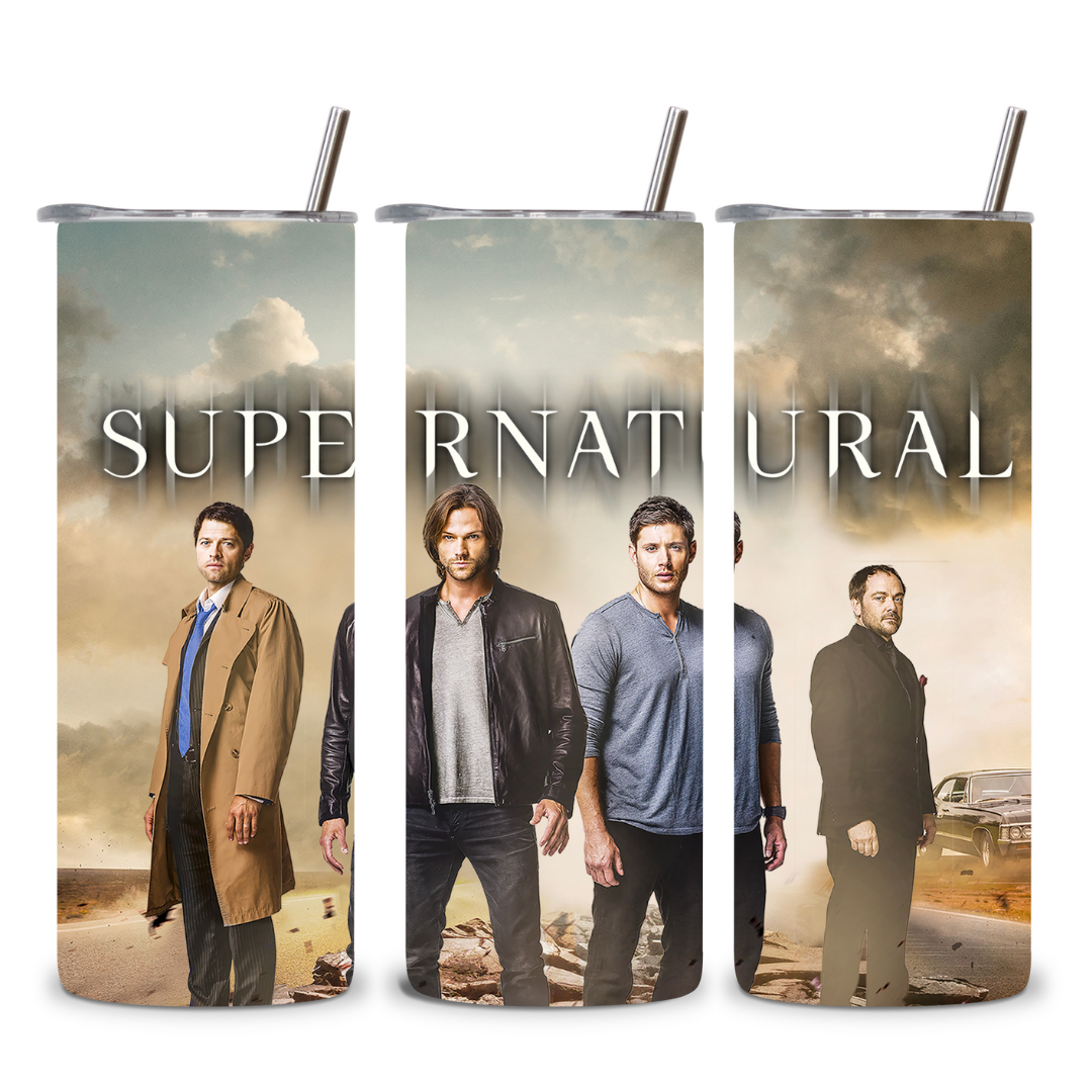 Supernatural Themed Tumbler