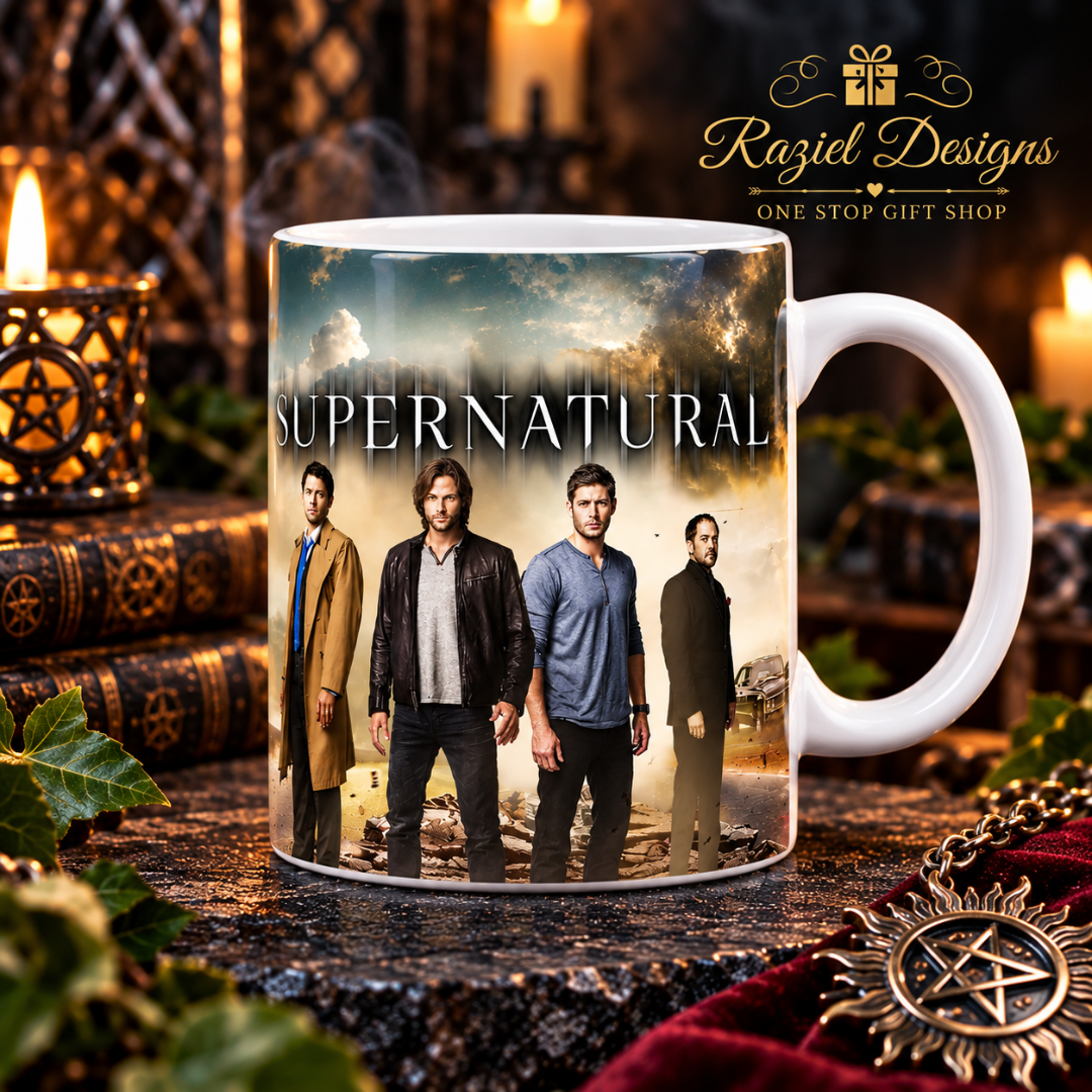 Supernatural Themed Coffee Cup