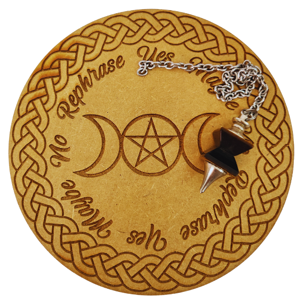Triple Moon Pentacle Pendulum Board