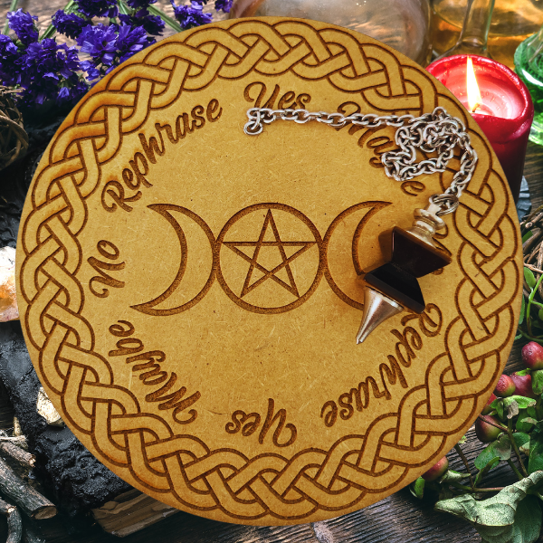 Triple Moon Pentacle Pendulum Board