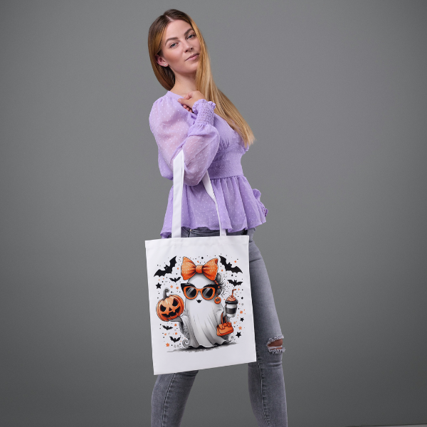 Spooky Ghost Shopping Bag