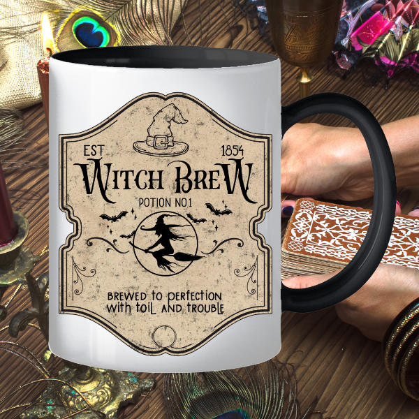 Witches Brew Coffee Mug – Enchanted Elixir for Every Sip ☕✨🖤