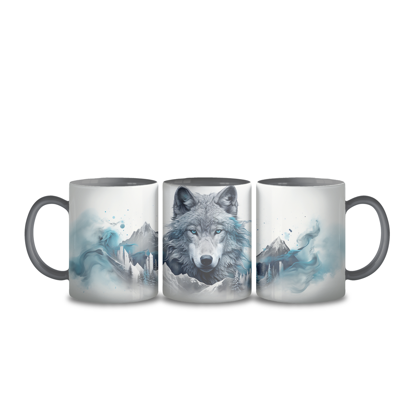 Grey Wolf Mug – Majestic & Stylish 11oz Mug 🐺☕