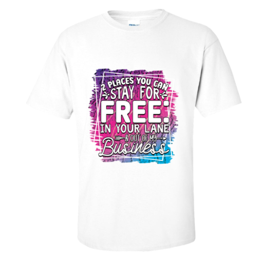 2 Places You Can Stay For Free T-Shirt