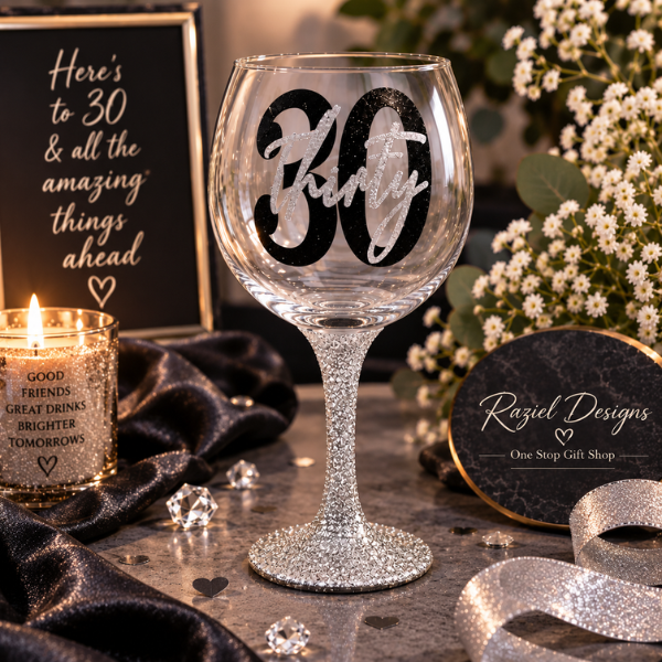 30th Birthday Gin Glass