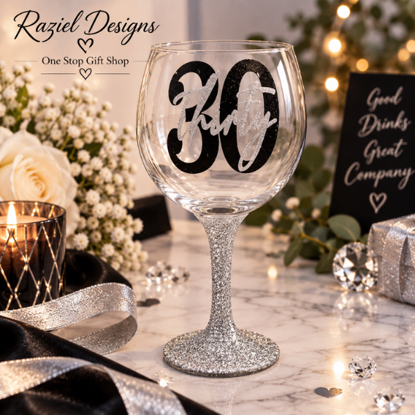 30th Birthday Gin Glass