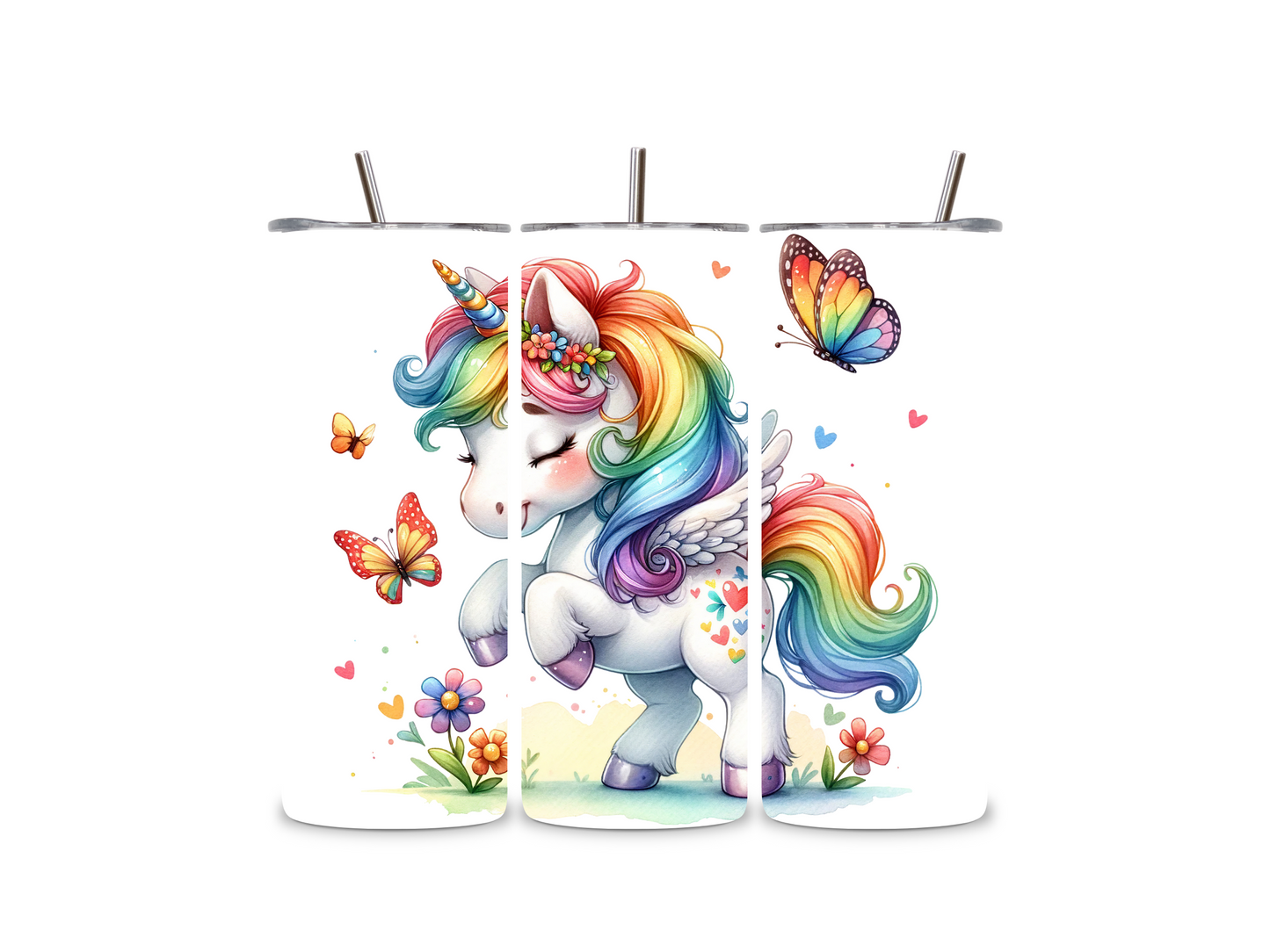 Cute Unicorn 20 oz Tumbler