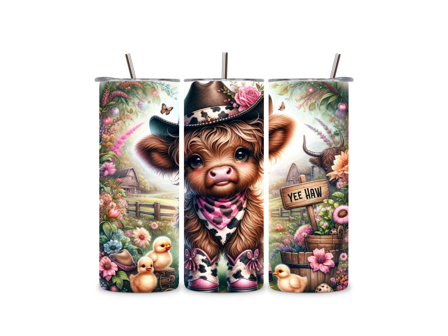 Highland Baby Cow 20 oz Tumbler