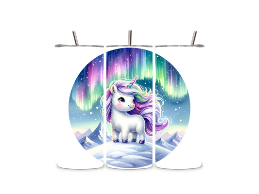 Snow Unicorn 20 oz Tumbler