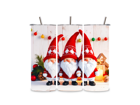 Christmas Gnomes 20 oz Tumbler