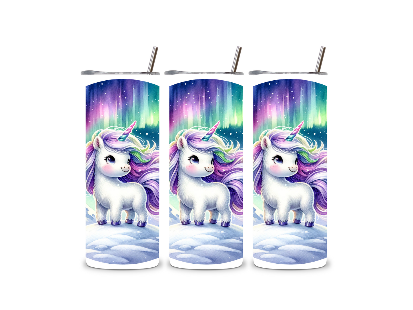 Snow Unicorn 20 oz Tumbler