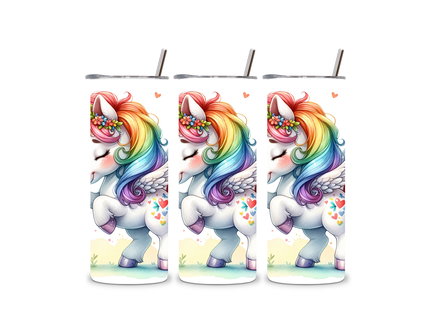 Cute Unicorn 20 oz Tumbler