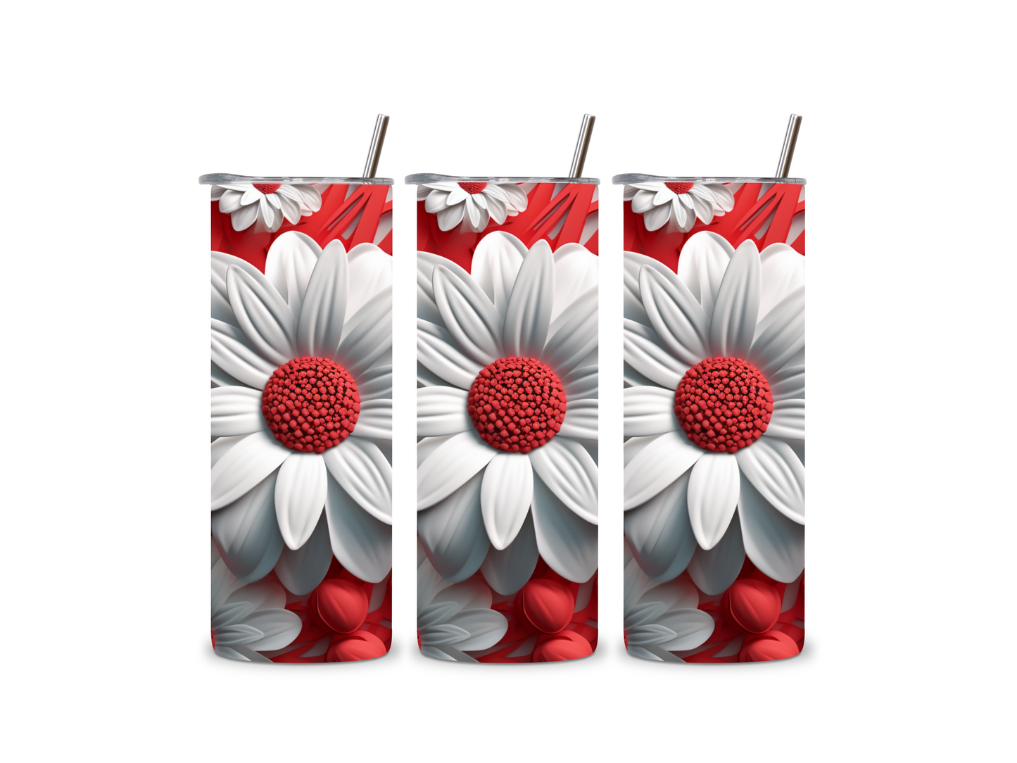 Beautiful Flower 20 oz Tumbler