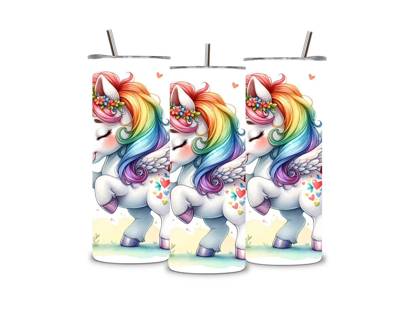 Cute Unicorn 20 oz Tumbler