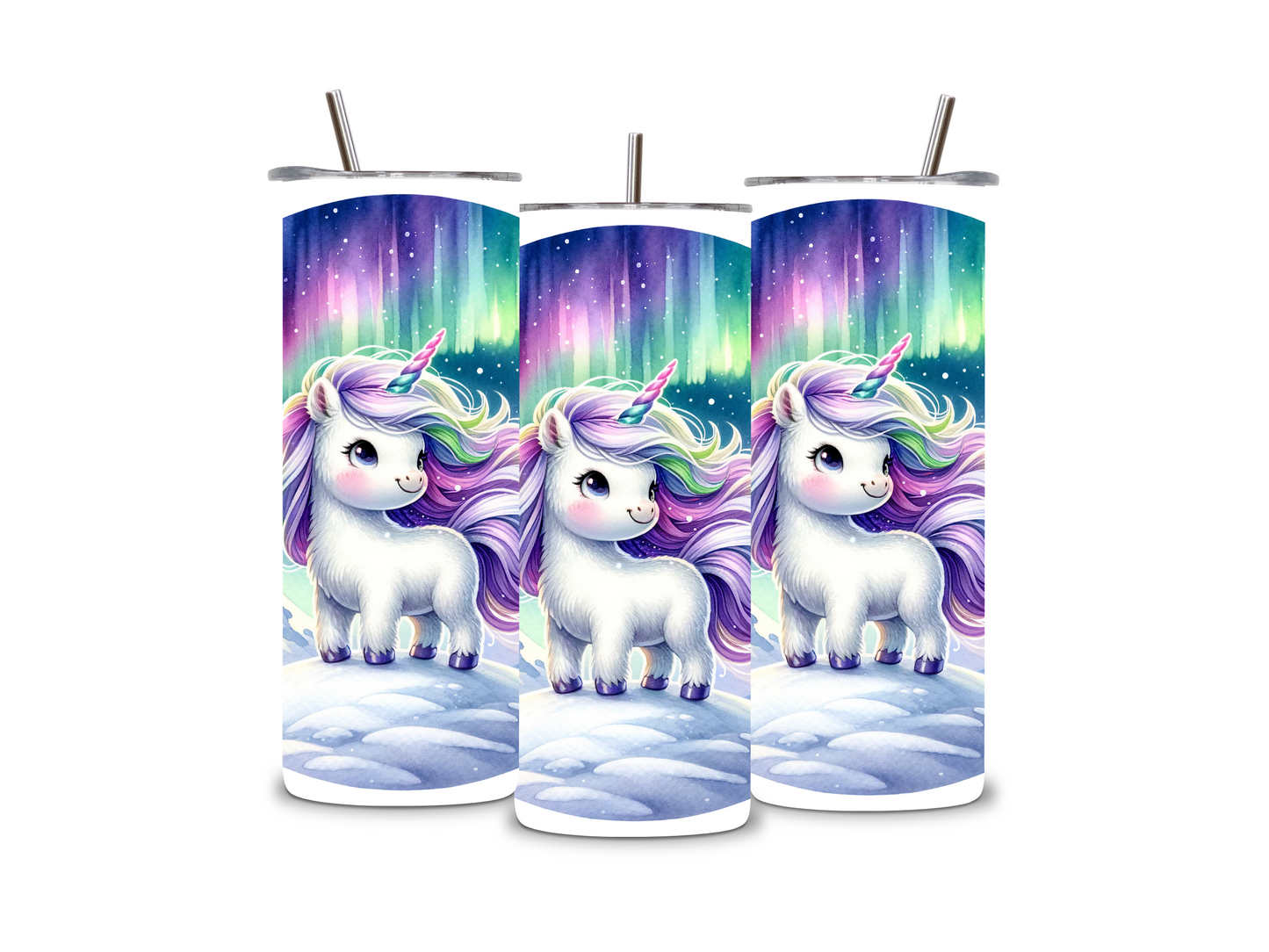 Snow Unicorn 20 oz Tumbler