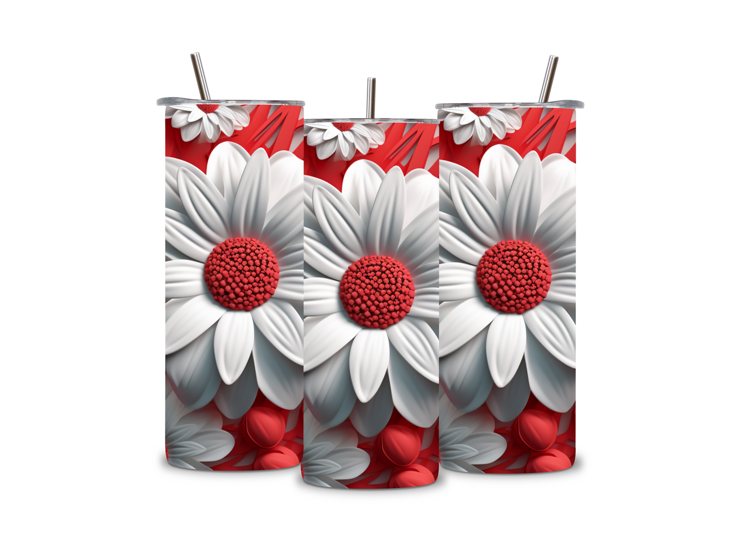 Beautiful Flower 20 oz Tumbler