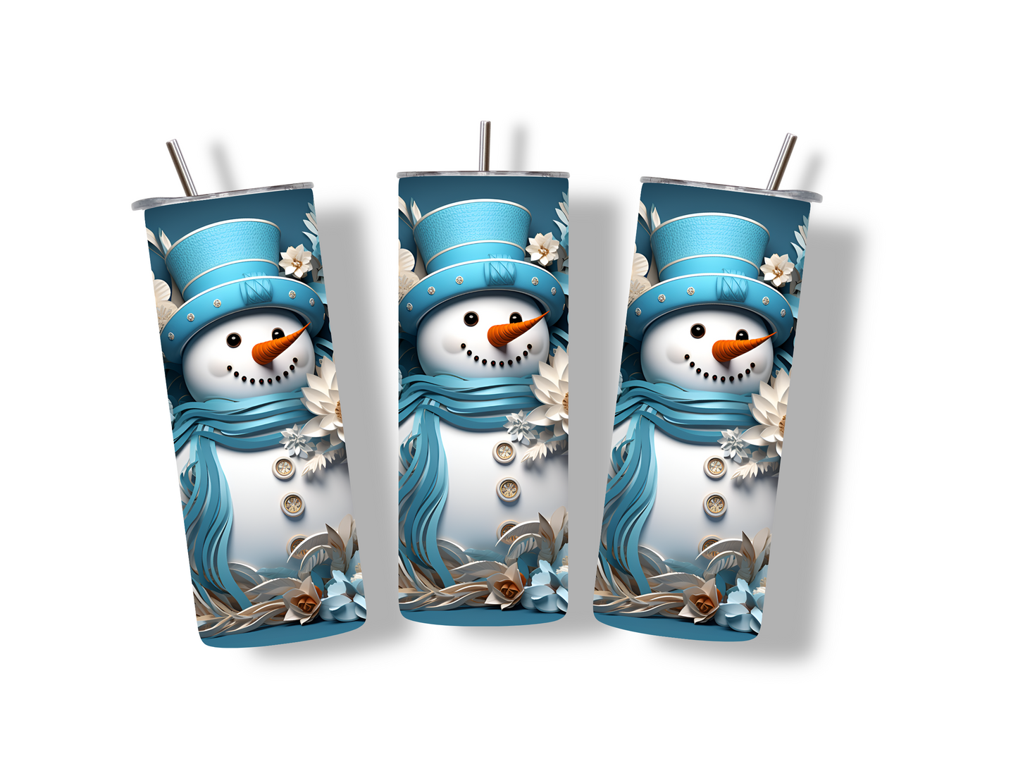 Winter Snowman 20 oz Tumbler