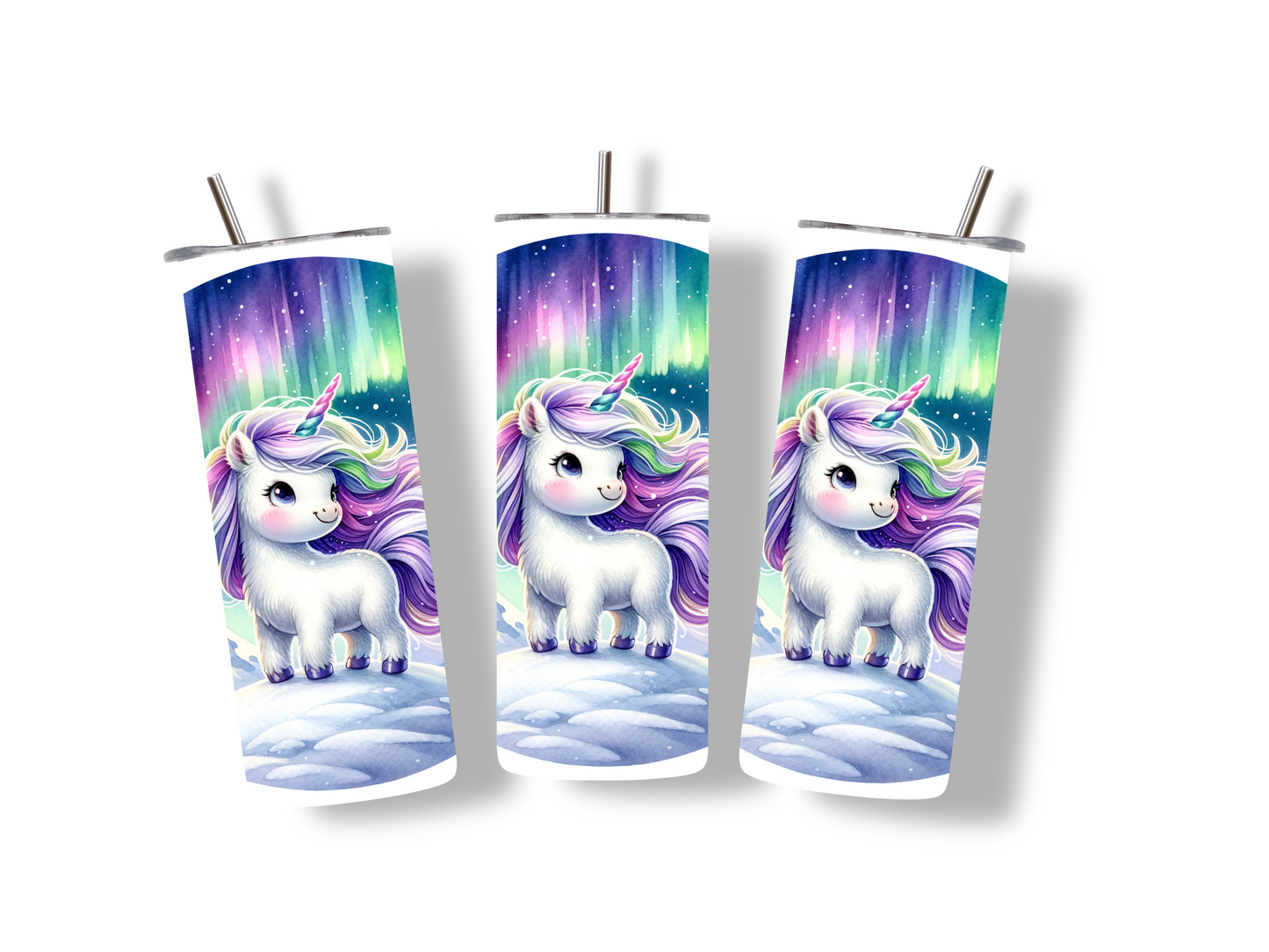 Snow Unicorn 20 oz Tumbler