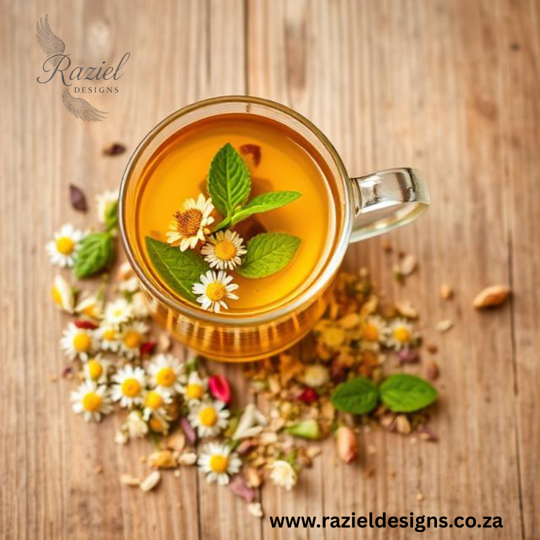 Calm & Self-Love Herbal Tea Blend - 10 Tea Bags