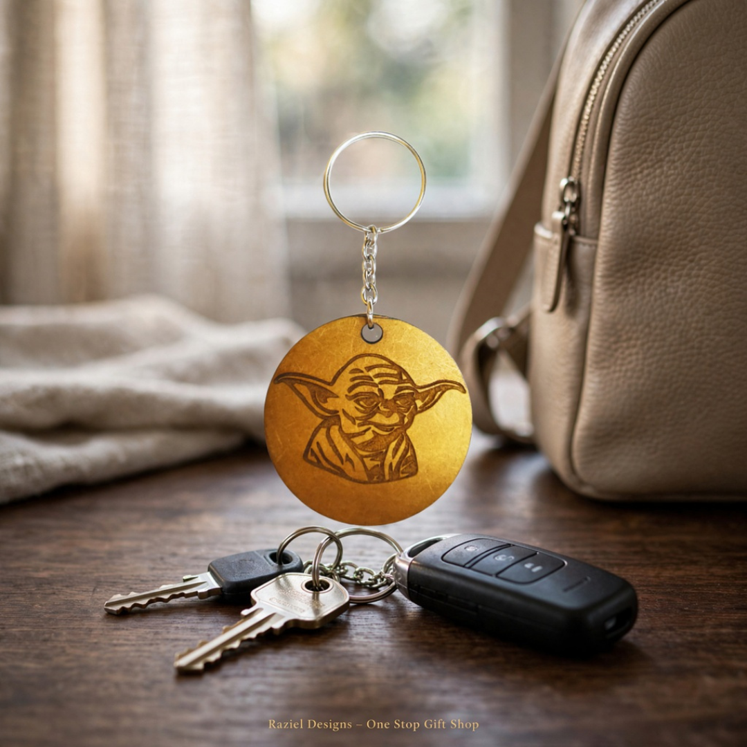 Yoda Themed Keyring