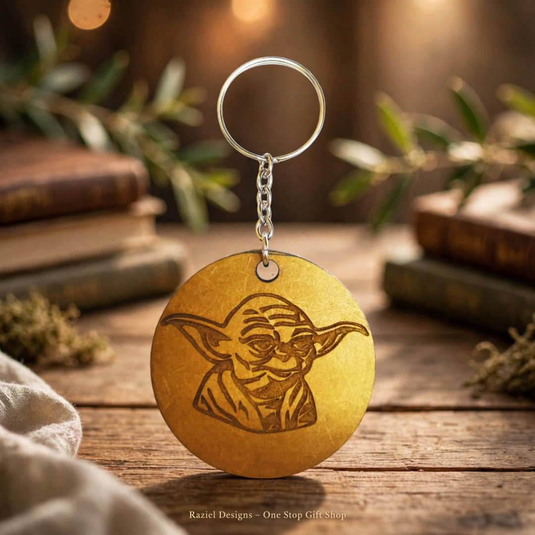 Yoda Themed Keyring