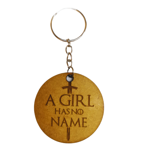 A Girl Has No Name Keyring