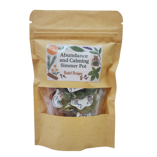 🌿 Abundance & Calming Simmer Pot – Raziel Designs Exclusive 🌿
