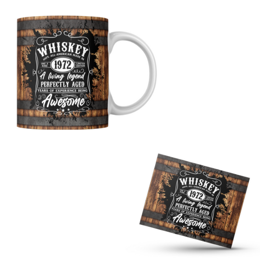 Barrel Coffee Cup and Coaster Set
