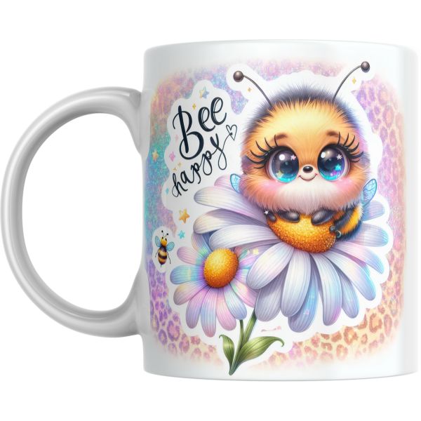 Bee Happy Coffee Mug B