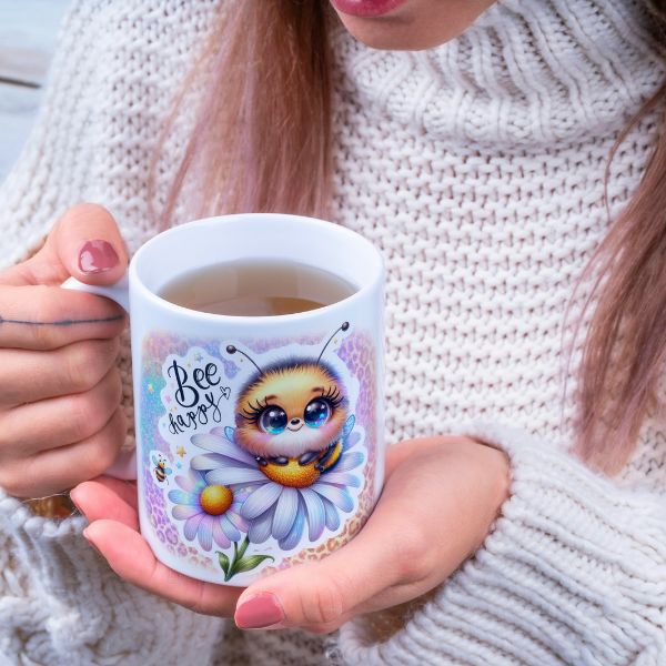 Bee Happy Coffee Mug B