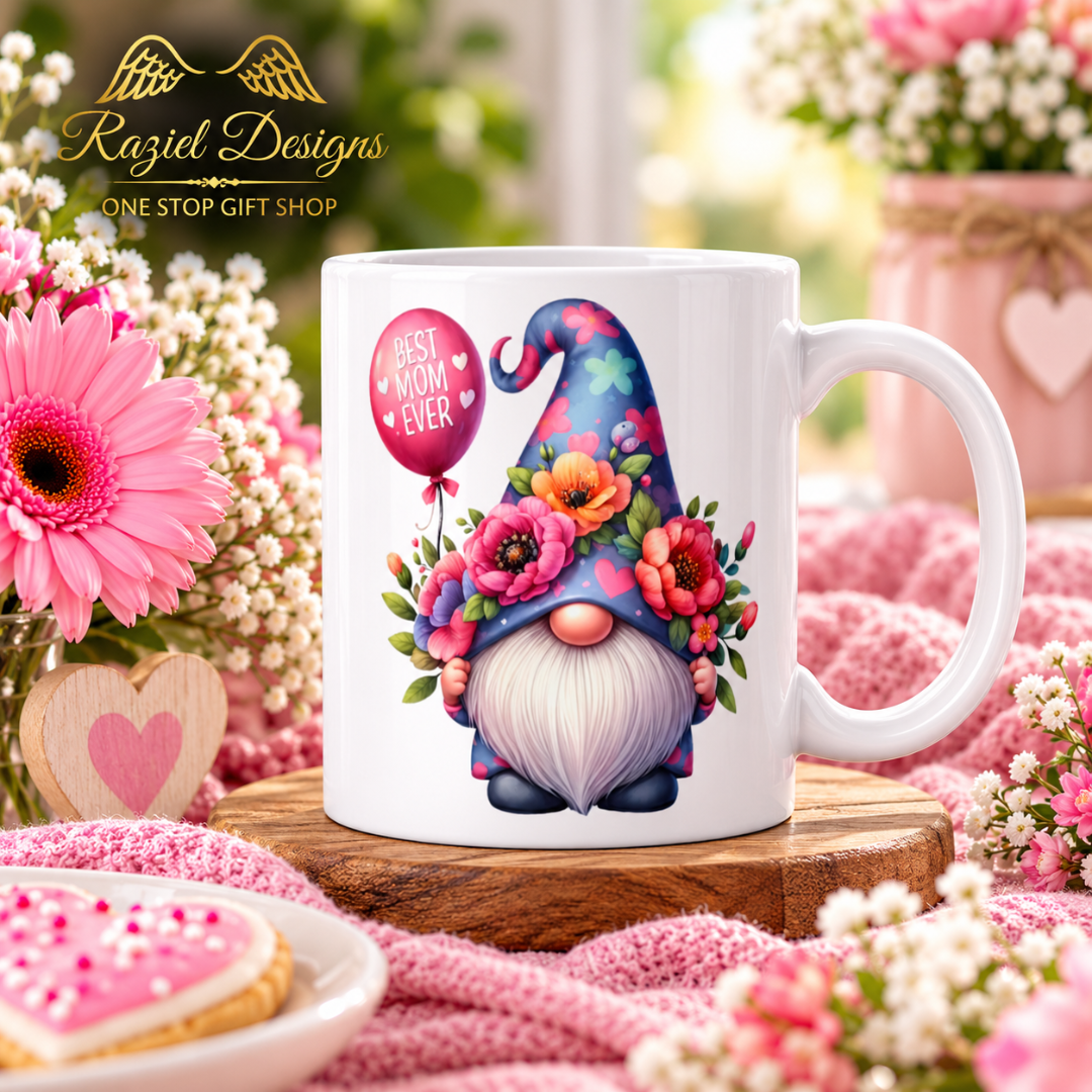 Gnome Best Mom Ever Coffee Cup