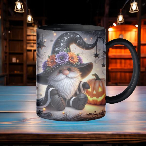 Black Gnome Coffee Mug