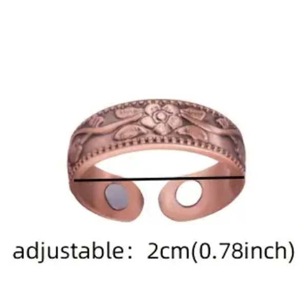 Blooming Harmony Copper Ring