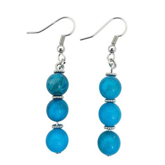 Blue Apatite Serenity Dangle Earrings