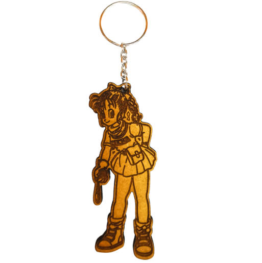 Bulma Dragon Ball Z Themed Keyring