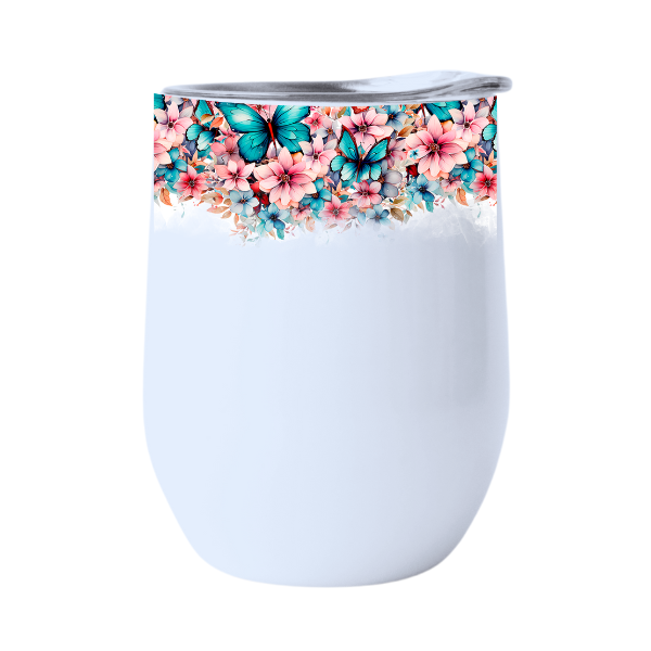 Butterfly Wine Tumbler