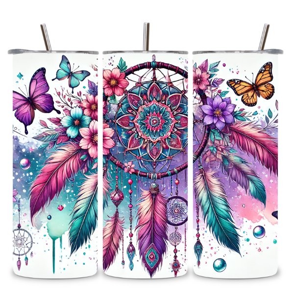 Butterfly & Bloom Dreamcatcher Tumbler