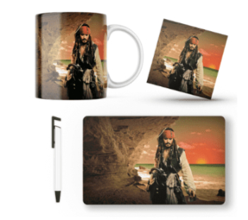 Captain Jack Sparrow Themed Gift Set