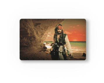 Captain Jack Sparrow Themed Mouse Pad