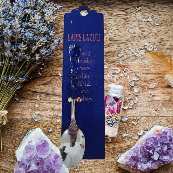 Celestial Altar Spoon with Lapis Lazuli